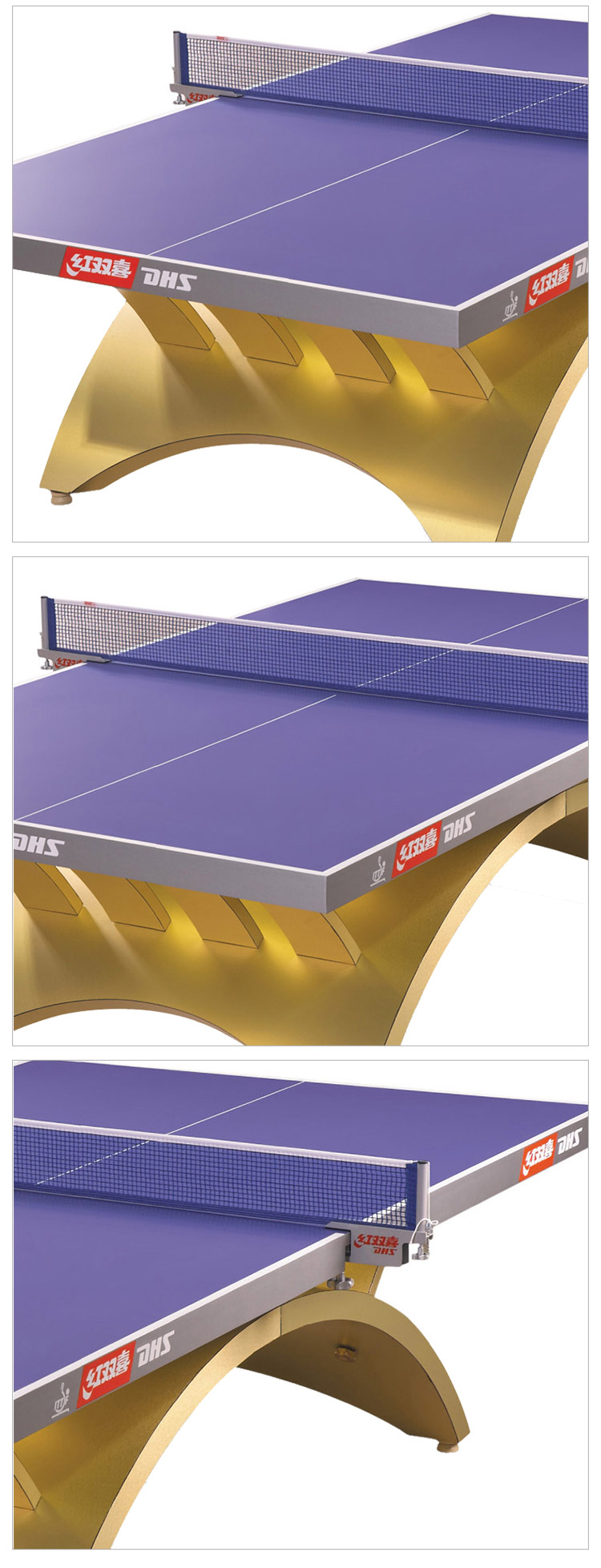 金彩虹乒乓球台_红双喜乒乓球桌_比赛专用乒乓球台-广西米兰tiyu健身器材有限公司