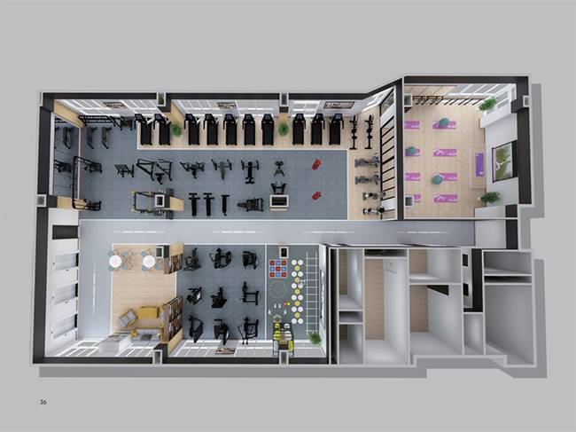 房地产健身器材解决方案-milantiyu健身器材